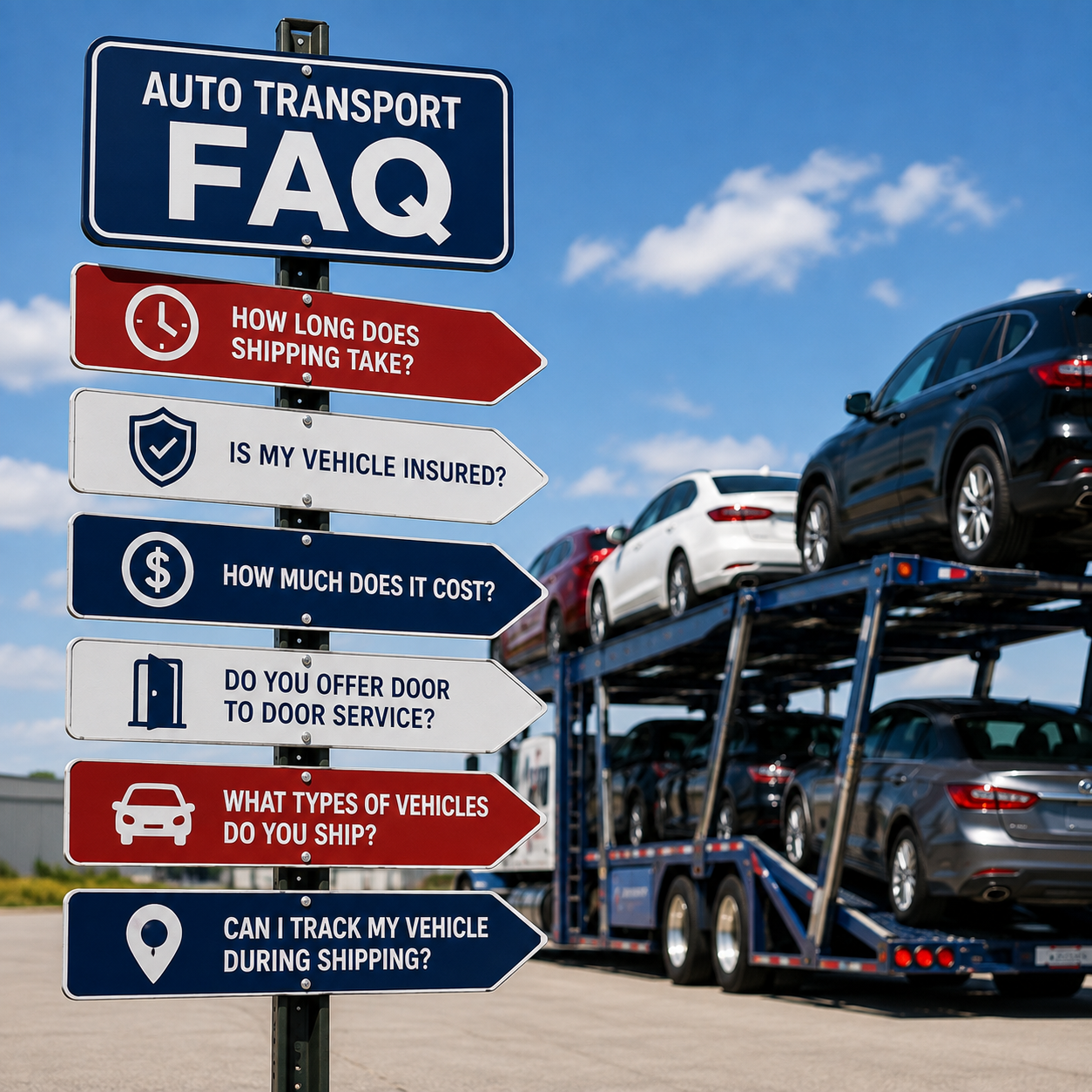 Auto Transport Frequently Asked Questions - American Auto Express