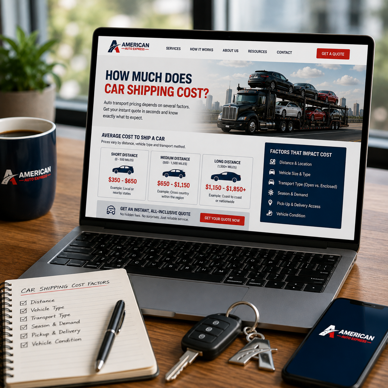 How Much Does Car Shipping Cost - American Auto Express